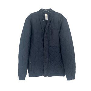 FW Forward Apparel Catalyst Riding Shirt Jacket Black Quilted Mens Sz Large